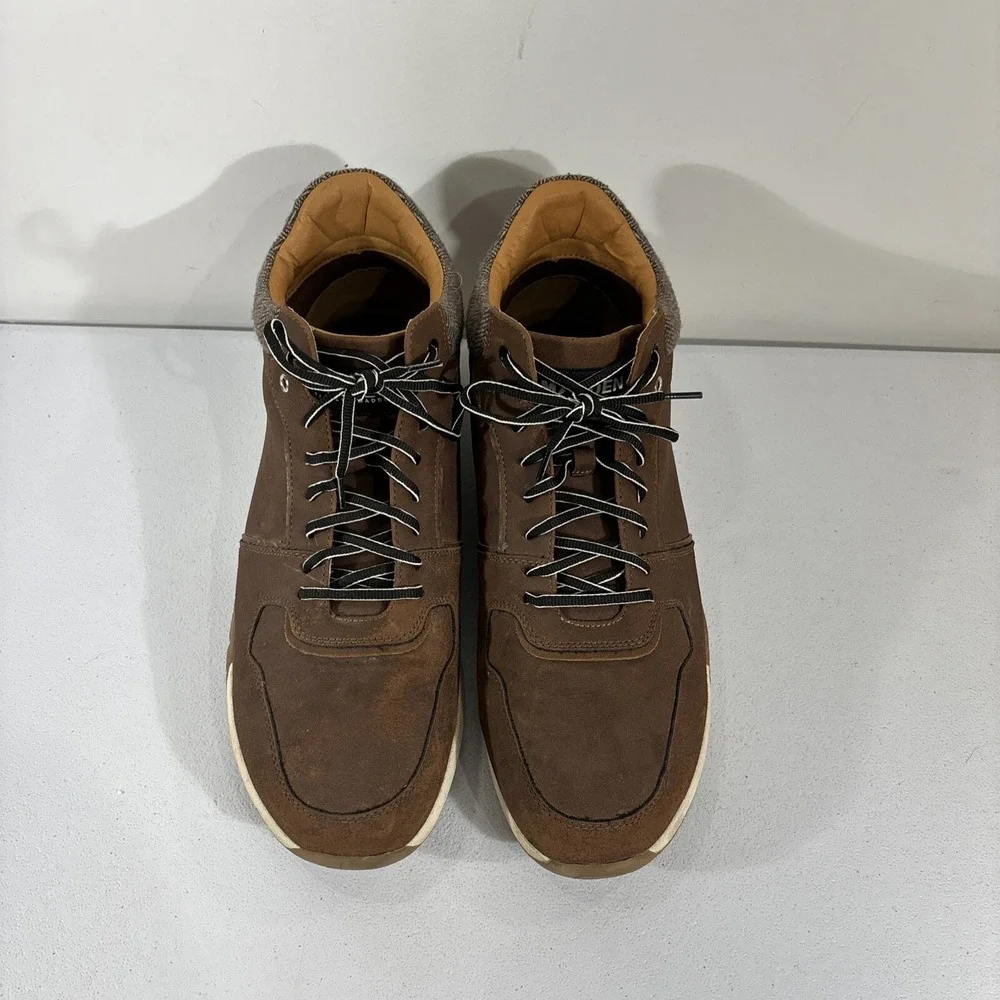 Steve Madden Men's Hamils High-Top Sneakers Shoes Brown Size US 12 M